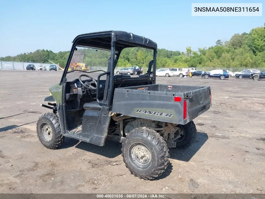 2022 Polaris Ranger 500 VIN: 3NSMAA508NE311654 Lot: 40031035