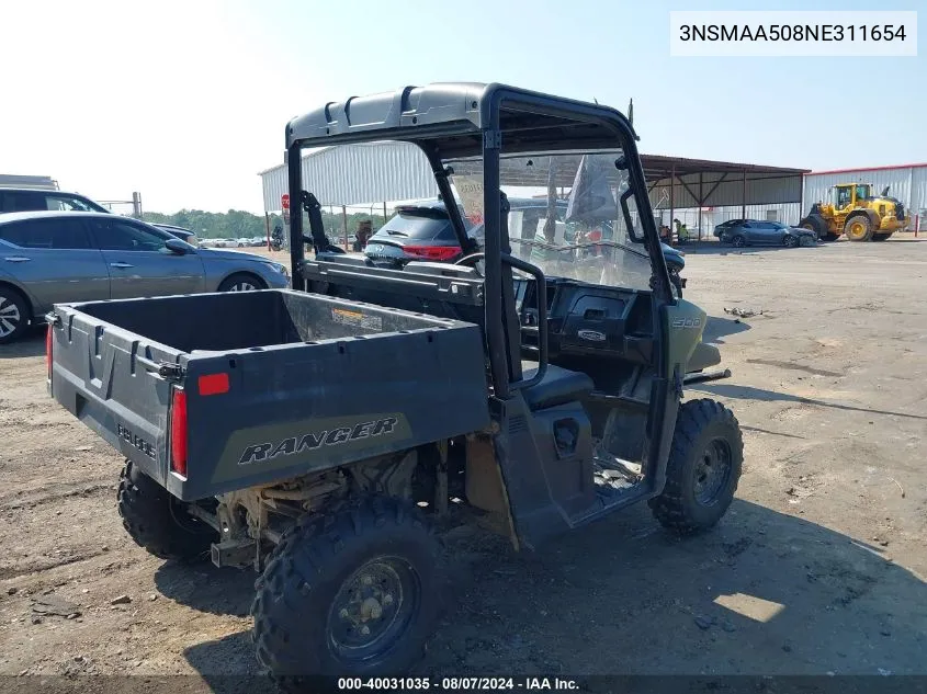 2022 Polaris Ranger 500 VIN: 3NSMAA508NE311654 Lot: 40031035