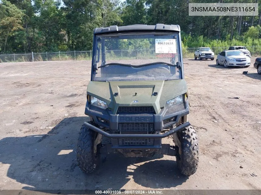 2022 Polaris Ranger 500 VIN: 3NSMAA508NE311654 Lot: 40031035