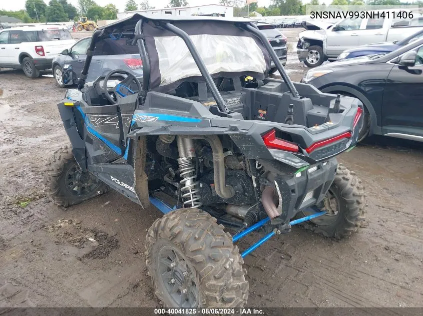 2022 Polaris Rzr Xp 1000 Premium VIN: 3NSNAV993NH411406 Lot: 40041825