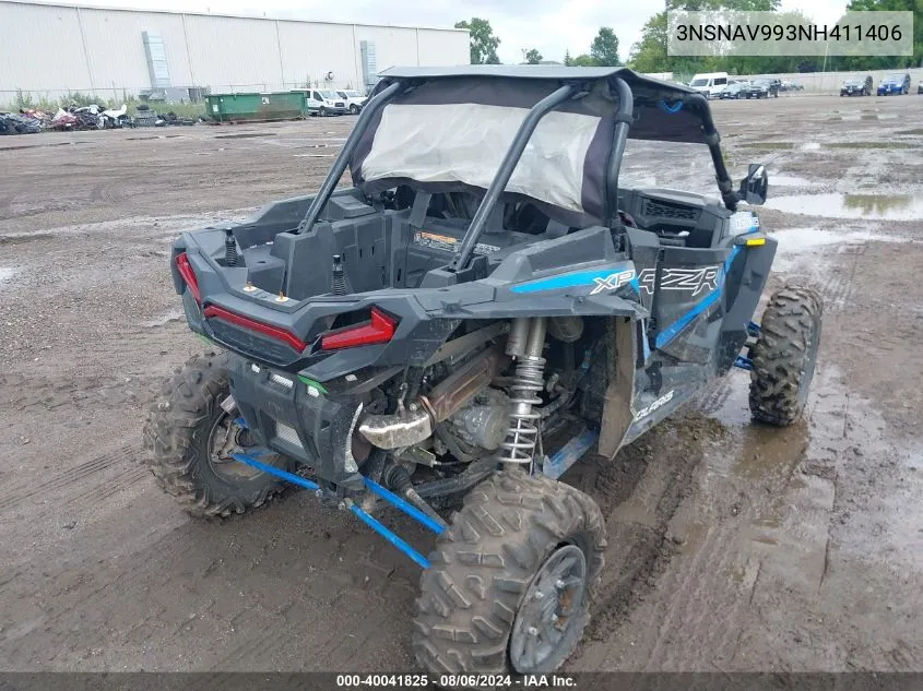 2022 Polaris Rzr Xp 1000 Premium VIN: 3NSNAV993NH411406 Lot: 40041825