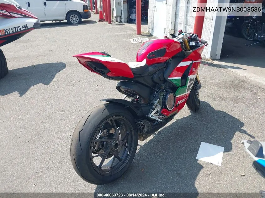 ZDMHAATW9NB008586 2022 Ducati Panigale V2