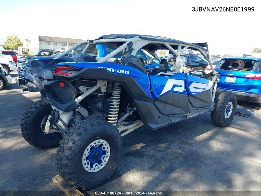 2022 Can-Am Maverick X3 Max X Rs Turbo Rr VIN: 3JBVNAV26NE001999 Lot: 40100724