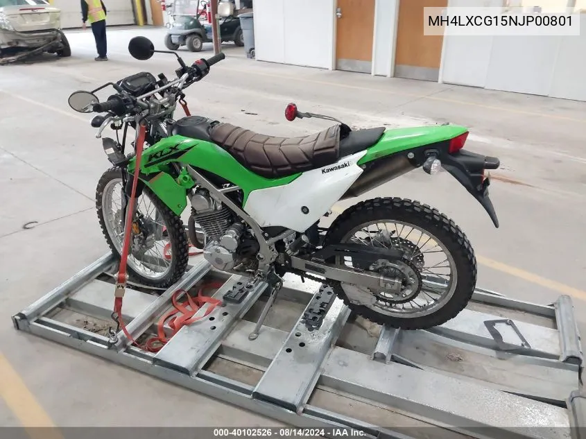 2022 Kawasaki Klx230 G VIN: MH4LXCG15NJP00801 Lot: 40102526