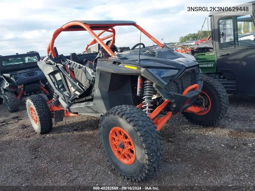 2022 Polaris Rzr Pro R Ultimate Launch Edi VIN: 3NSRGL2K3NG629448 Lot: 40252589