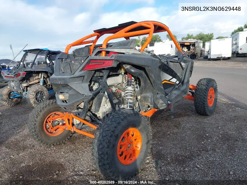 2022 Polaris Rzr Pro R Ultimate Launch Edi VIN: 3NSRGL2K3NG629448 Lot: 40252589