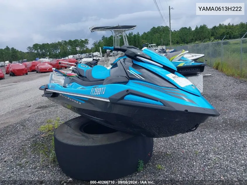 2022 Yamaha Vx Cruiser Ho VIN: YAMA0613H222 Lot: 40266710