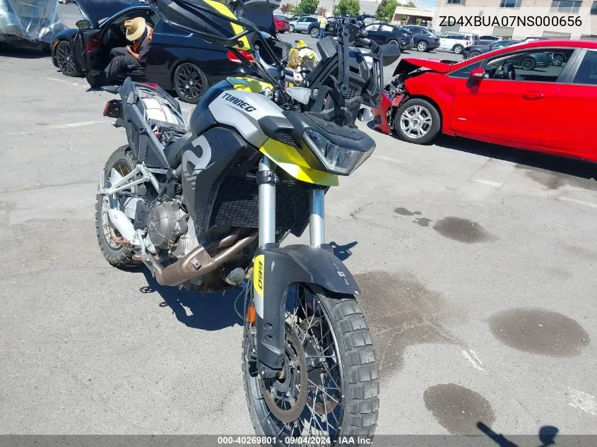 2022 Aprilia Tuareg 660 VIN: ZD4XBUA07NS000656 Lot: 40269801