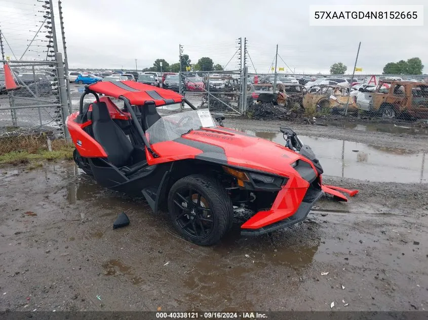 2022 Polaris Slingshot S VIN: 57XAATGD4N8152665 Lot: 40338121