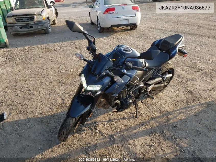 JKAZR2F10NA036677 2022 Kawasaki Zr900