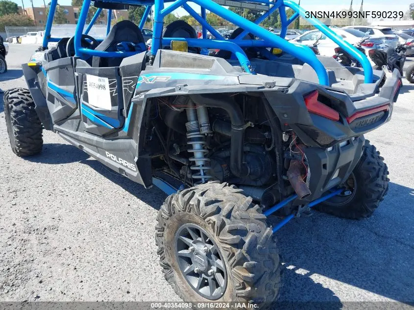 3NSN4K993NF590239 2022 Polaris Rzr Xp 4 1000 Premium