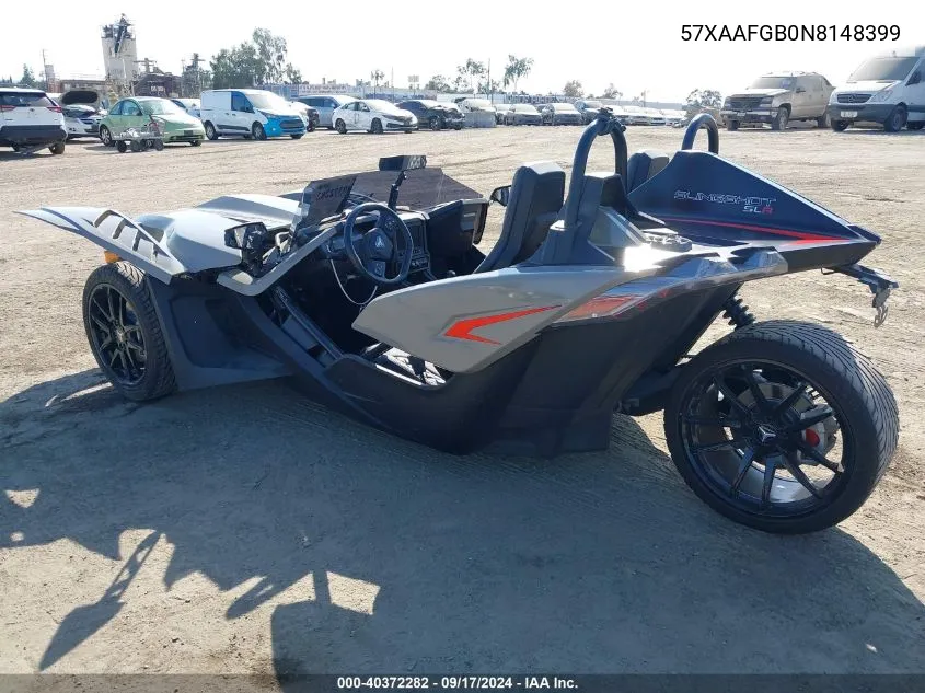 2022 Polaris Slingshot Slr VIN: 57XAAFGB0N8148399 Lot: 40372282