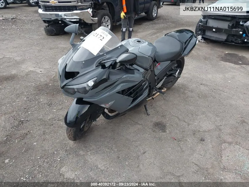 2022 Kawasaki Zx1400 J VIN: JKBZXNJ11NA015699 Lot: 40392172