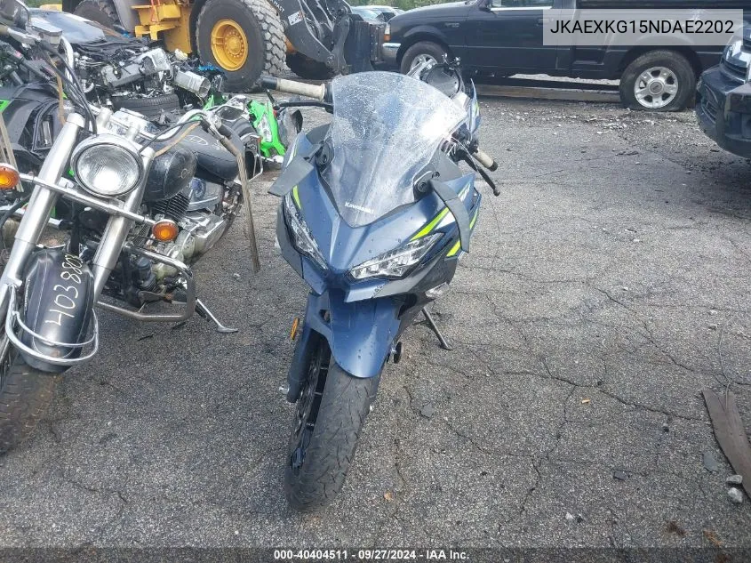 JKAEXKG15NDAE2202 2022 Kawasaki Ex400