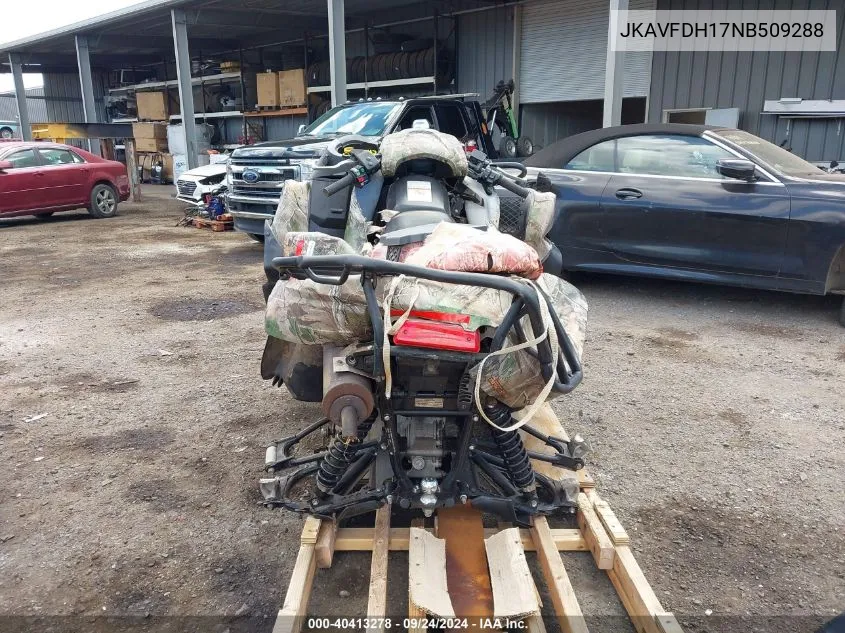 2022 Kawasaki Kvf750 G VIN: JKAVFDH17NB509288 Lot: 40413278