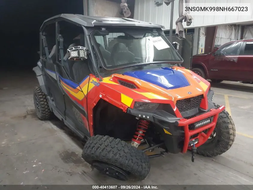 2022 Polaris General Xp 4 1000 Trailhead Edition VIN: 3NSGMK998NH667023 Lot: 40413607