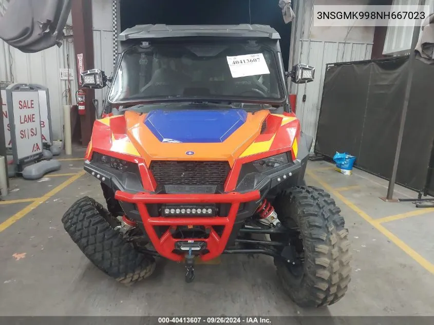 2022 Polaris General Xp 4 1000 Trailhead Edition VIN: 3NSGMK998NH667023 Lot: 40413607