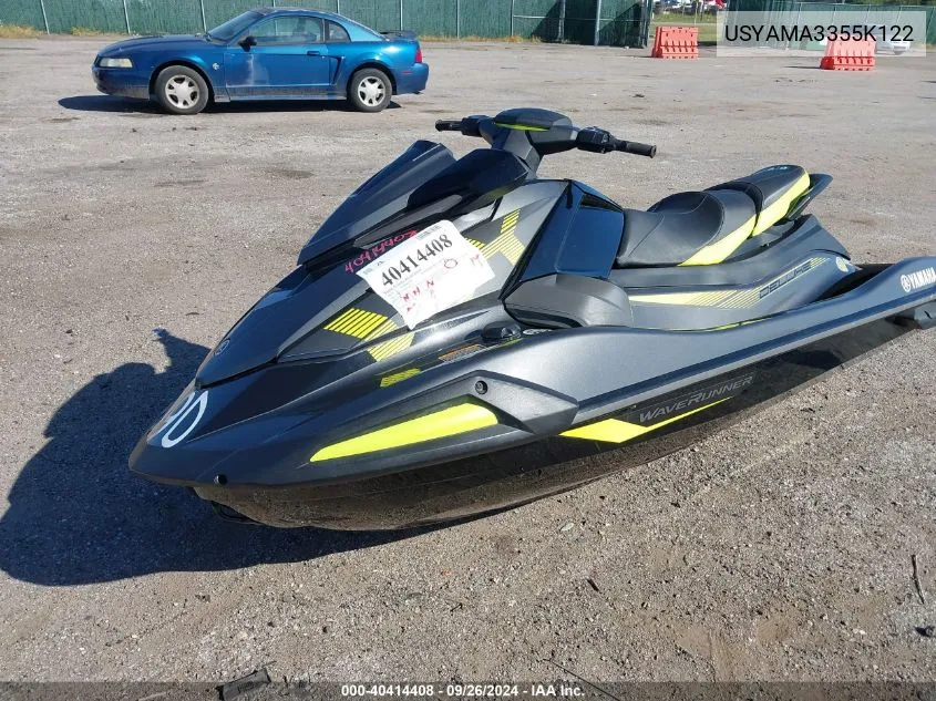 2022 Yamaha Yamaha Vx Cruiser VIN: USYAMA3355K122 Lot: 40414408