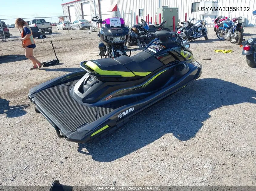 2022 Yamaha Yamaha Vx Cruiser VIN: USYAMA3355K122 Lot: 40414408