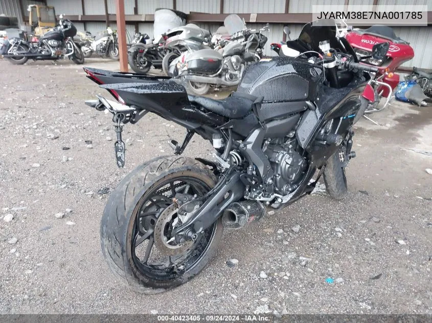 JYARM38E7NA001785 2022 Yamaha Yzfr7