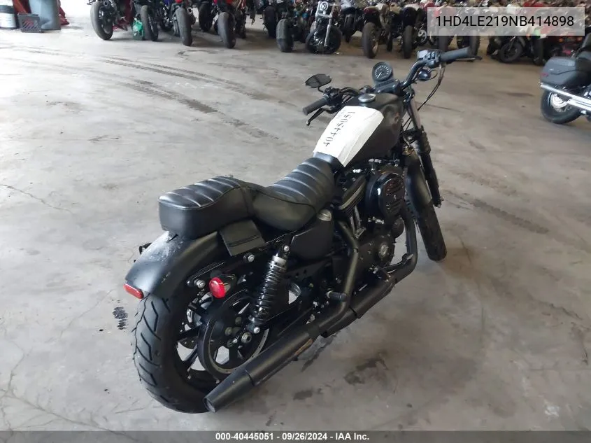 2022 Harley-Davidson Xl883 N VIN: 1HD4LE219NB414898 Lot: 40445051