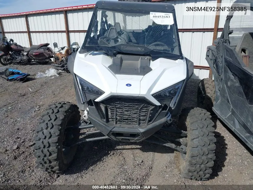 2022 Polaris Rzr Pro Xp 4 Sport VIN: 3NSM4E925NF358385 Lot: 40452683