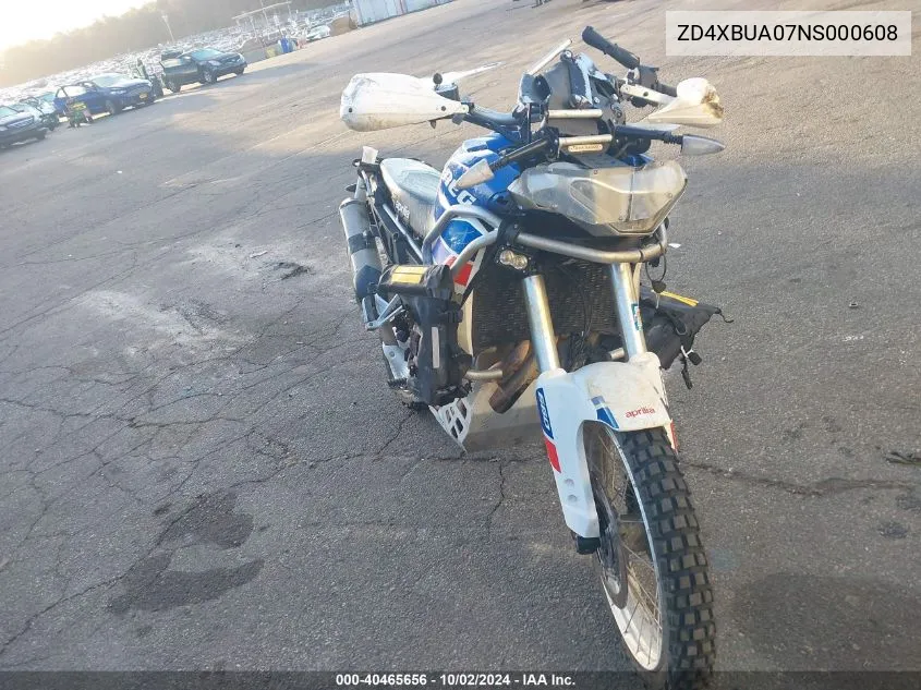 ZD4XBUA07NS000608 2022 Aprilia Tuareg 660