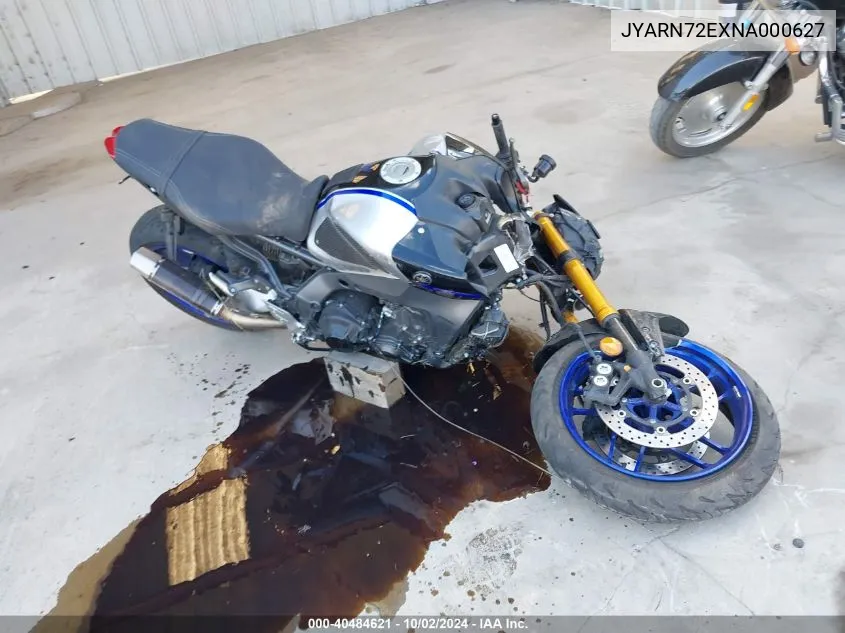 2022 Yamaha Mt09 D VIN: JYARN72EXNA000627 Lot: 40484621