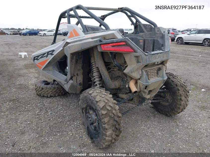 2023 Polaris Rzr Pro Xp Sport VIN: 3NSRAE927PF364187 Lot: 12004969