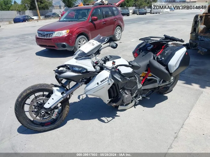 2023 Ducati Multistrada V4/V4S/V4 S Sport/V4 Pikes Peak VIN: ZDMAALVW3PB014848 Lot: 39517803