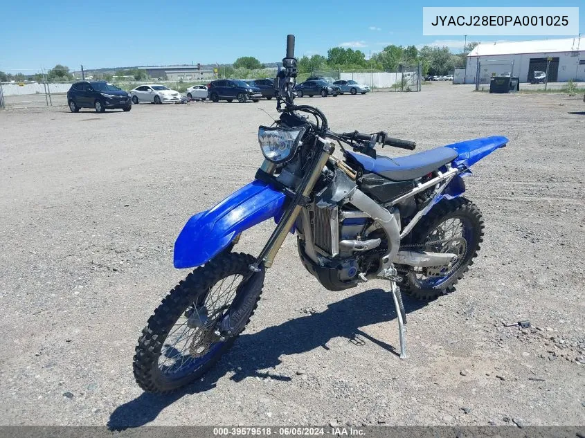 JYACJ28E0PA001025 2023 Yamaha Wr450 F