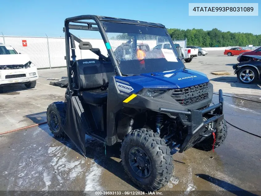 2023 Polaris Ranger 1000 Eps/1000 Premium VIN: 4TATAE993P8031089 Lot: 39593133