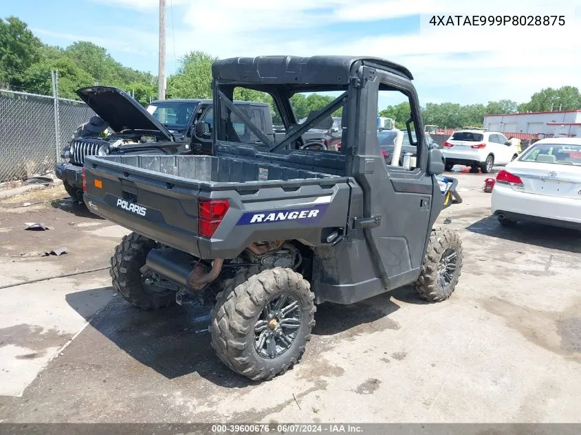 2023 Polaris Ranger 1000 Eps/1000 Premium VIN: 4XATAE999P8028875 Lot: 39600676