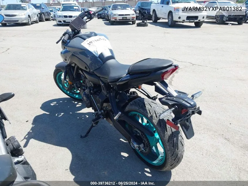 2023 Yamaha Mt07 C VIN: JYARM32YXPA001382 Lot: 39736212