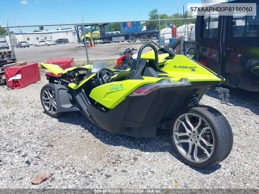 2023 Polaris Slingshot Sl VIN: 57XAAPHD0P8156060 Lot: 39760263