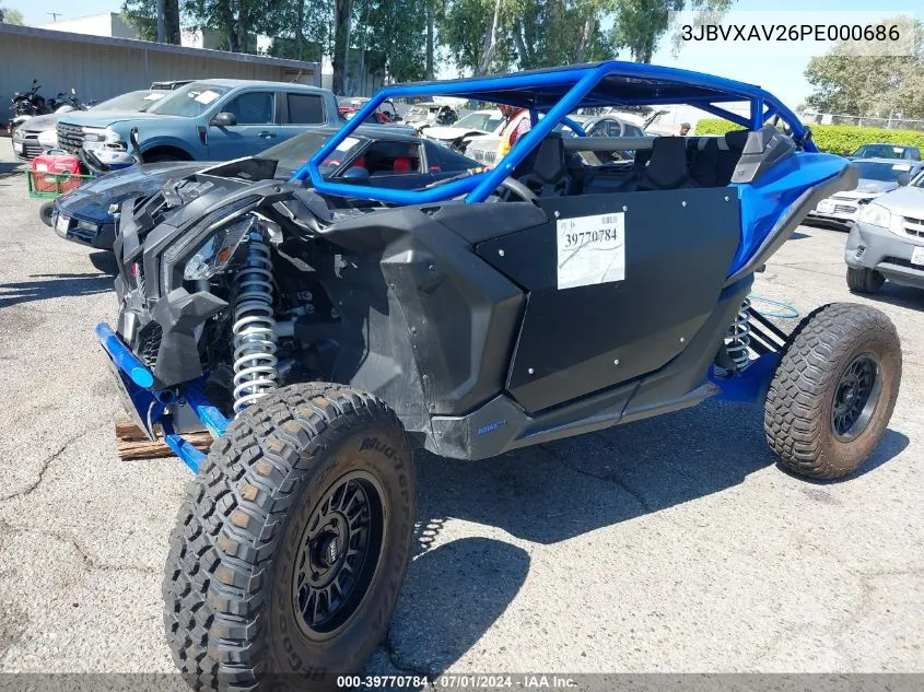 2023 Can-Am Maverick X3 X Rs Turbo Rr VIN: 3JBVXAV26PE000686 Lot: 39770784