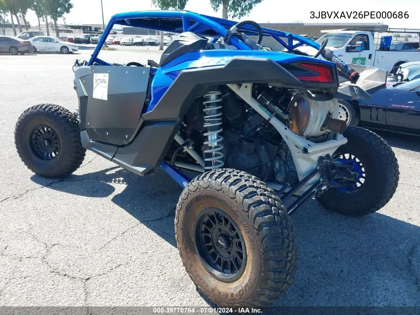 2023 Can-Am Maverick X3 X Rs Turbo Rr VIN: 3JBVXAV26PE000686 Lot: 39770784