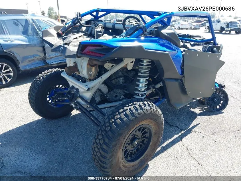 2023 Can-Am Maverick X3 X Rs Turbo Rr VIN: 3JBVXAV26PE000686 Lot: 39770784