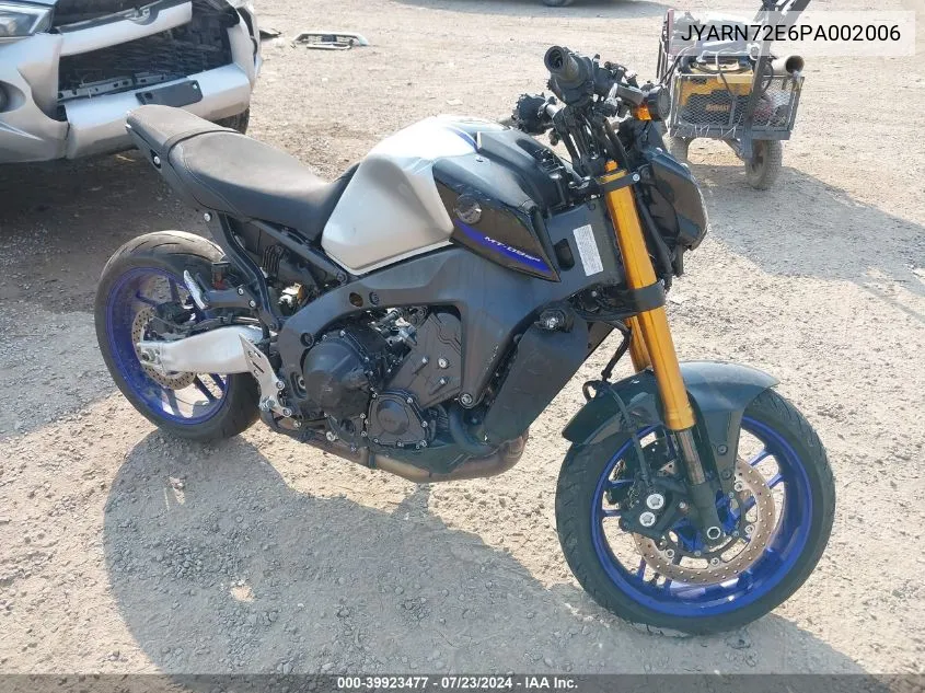 2023 Yamaha Mt09 D VIN: JYARN72E6PA002006 Lot: 39923477