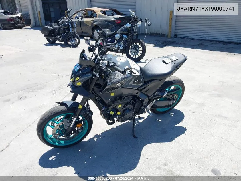 2023 Yamaha Mt09 C VIN: JYARN71YXPA000741 Lot: 39968280