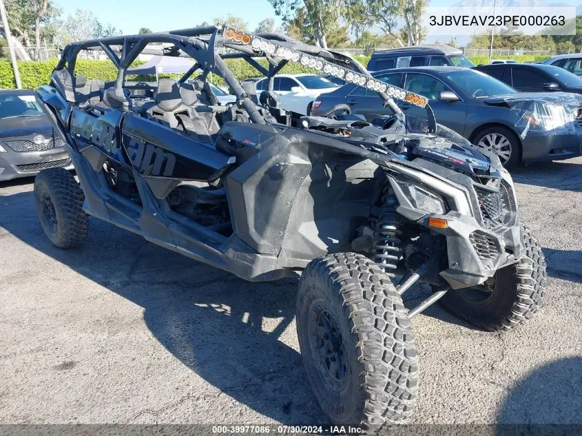 2023 Can-Am Maverick X3 Max X Ds Turbo Rr VIN: 3JBVEAV23PE000263 Lot: 39977086