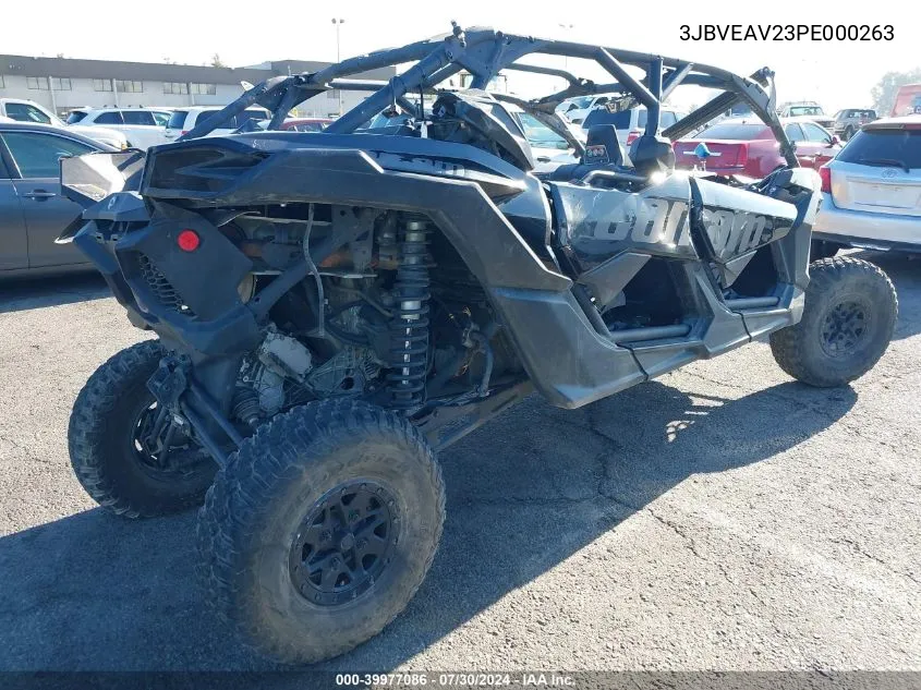 2023 Can-Am Maverick X3 Max X Ds Turbo Rr VIN: 3JBVEAV23PE000263 Lot: 39977086