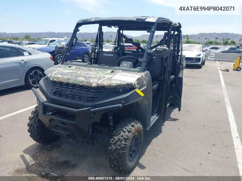 2023 Polaris Ranger Crew 1000 Premium VIN: 4XAT6E994P8042071 Lot: 40001310