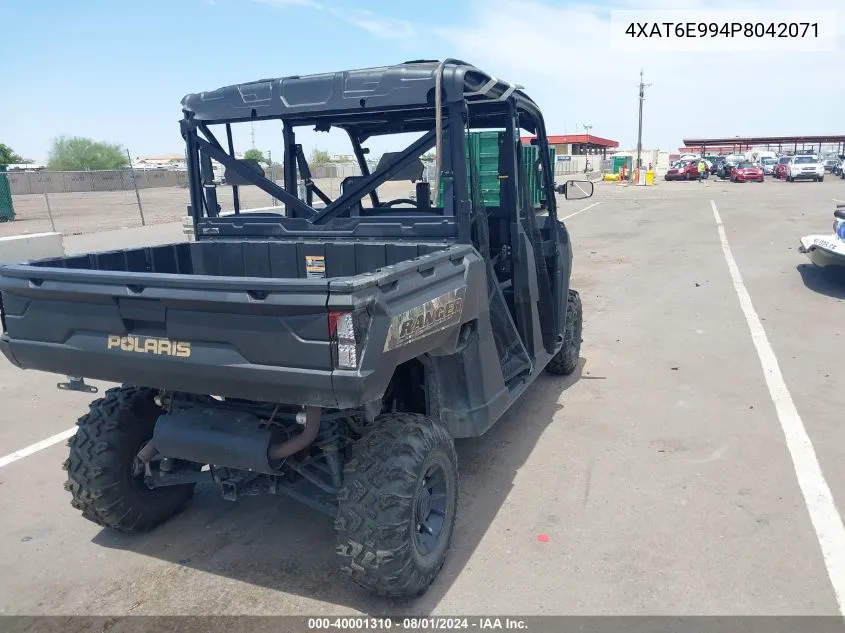 2023 Polaris Ranger Crew 1000 Premium VIN: 4XAT6E994P8042071 Lot: 40001310