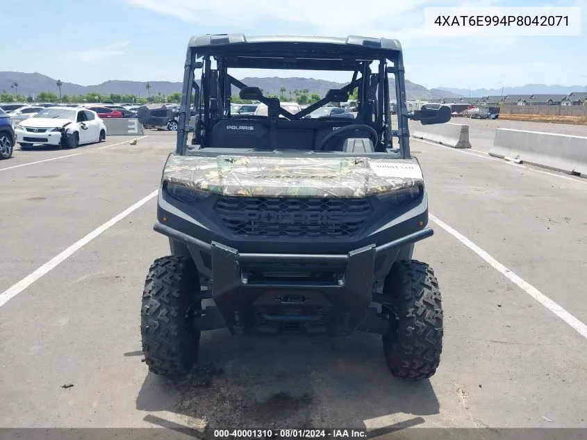 2023 Polaris Ranger Crew 1000 Premium VIN: 4XAT6E994P8042071 Lot: 40001310