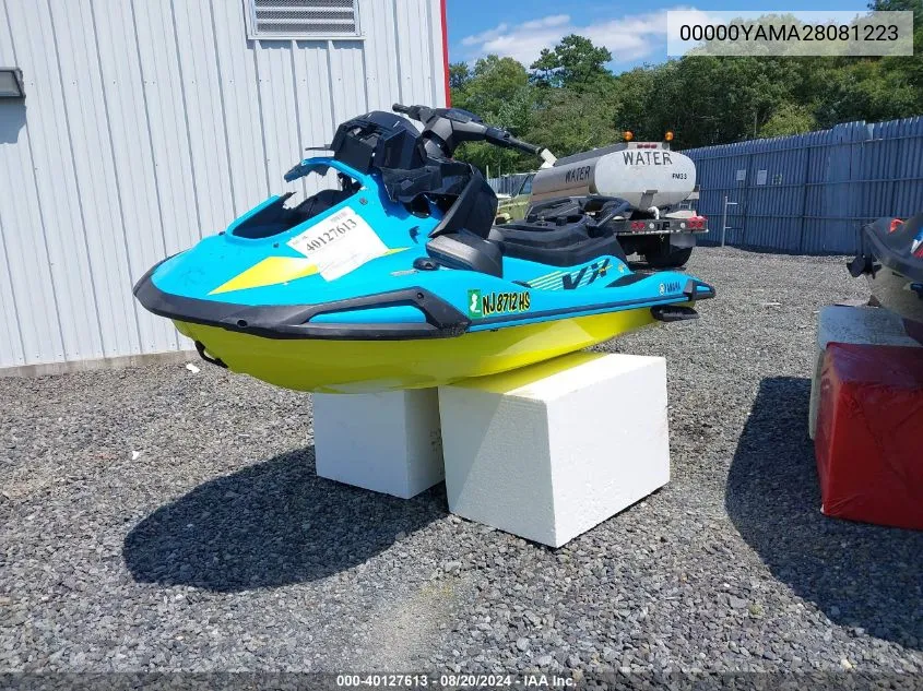 2023 Yamaha Vx Cruiser Ho VIN: 00000YAMA28081223 Lot: 40127613