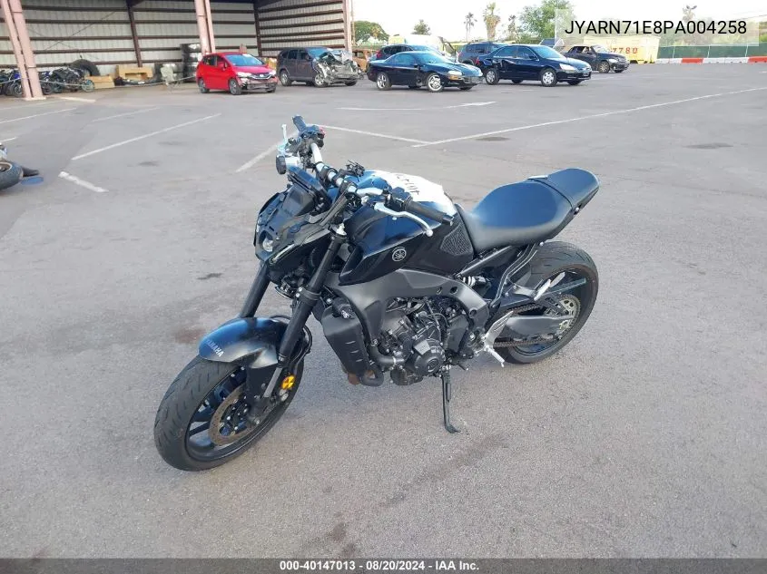 2023 Yamaha Mt09 VIN: JYARN71E8PA004258 Lot: 40147013