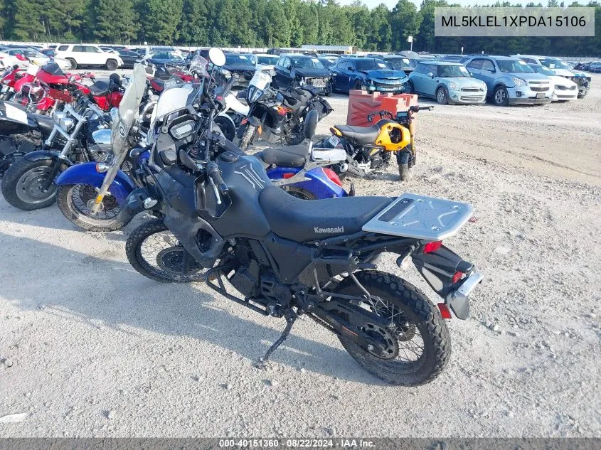 2023 Kawasaki Kl650 L VIN: ML5KLEL1XPDA15106 Lot: 40151360