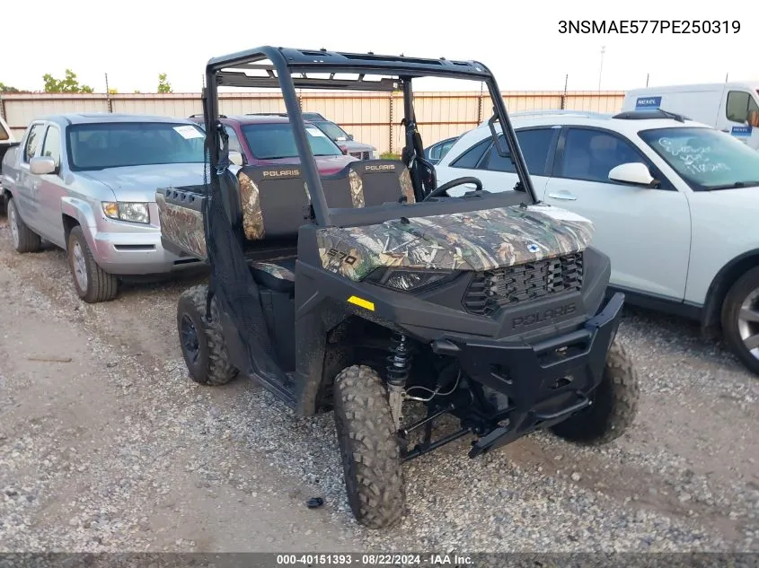 2023 Polaris Ranger Sp 570 Premium VIN: 3NSMAE577PE250319 Lot: 40151393