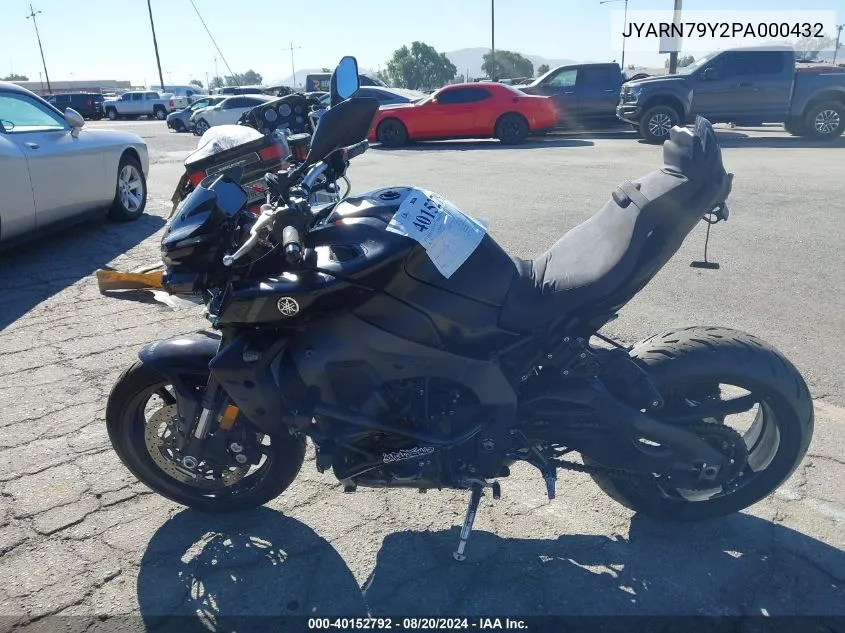 2023 Yamaha Mtn1000 C VIN: JYARN79Y2PA000432 Lot: 40152792